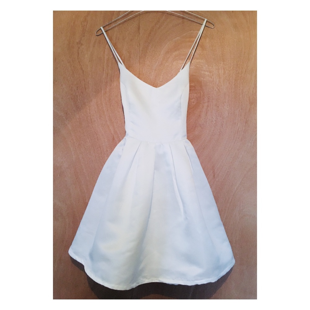 White Tutu Cocktail Dress
